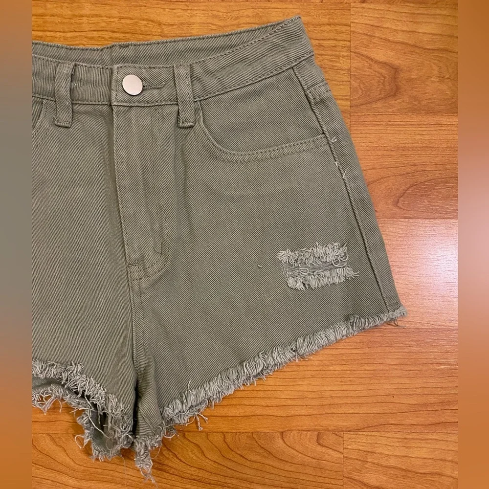 Shein High-Waist Denim Shorts
